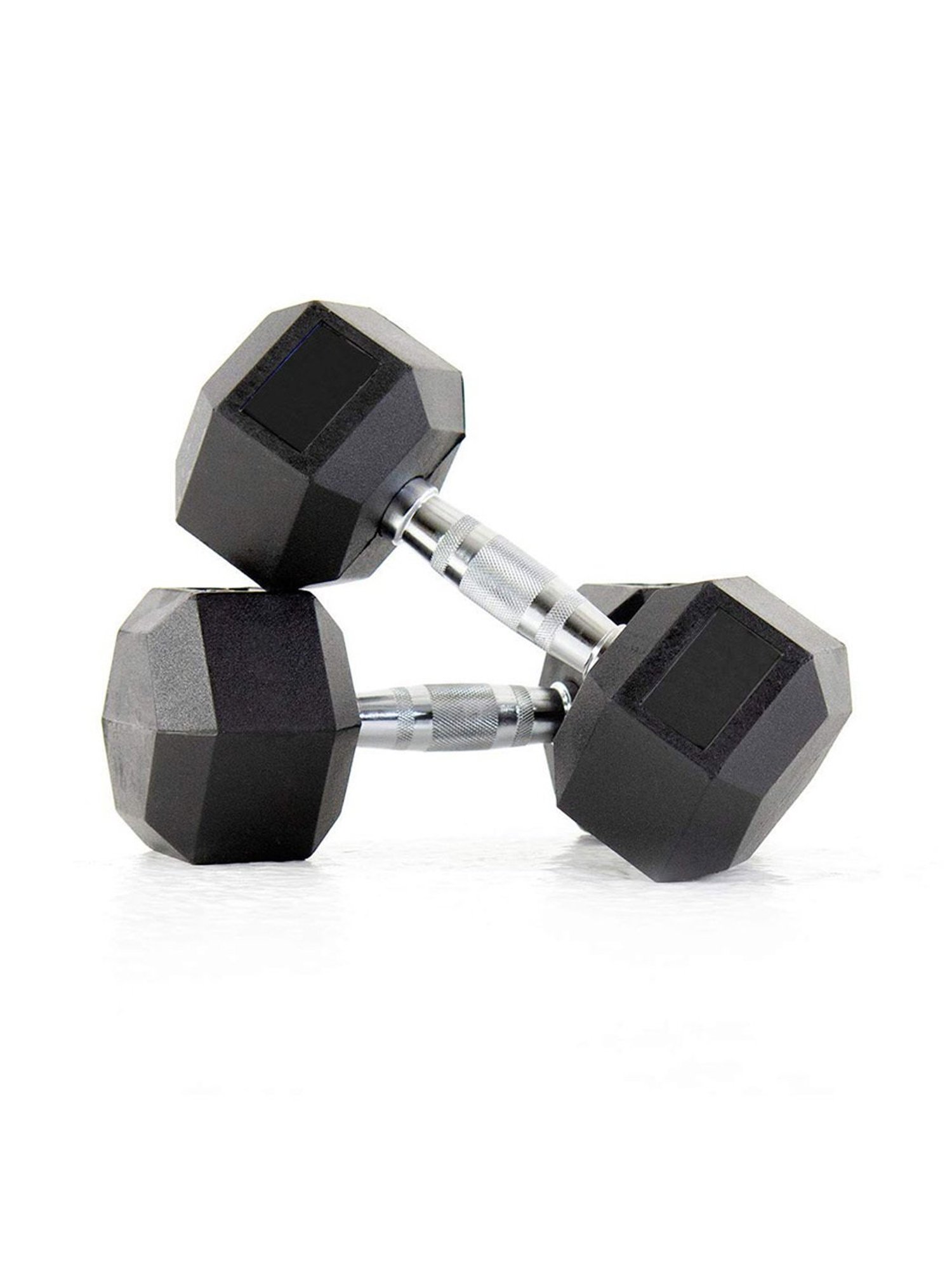 Protoner Hexagonal Fixed Dumbbells Pair of 2.5 kg (Black)