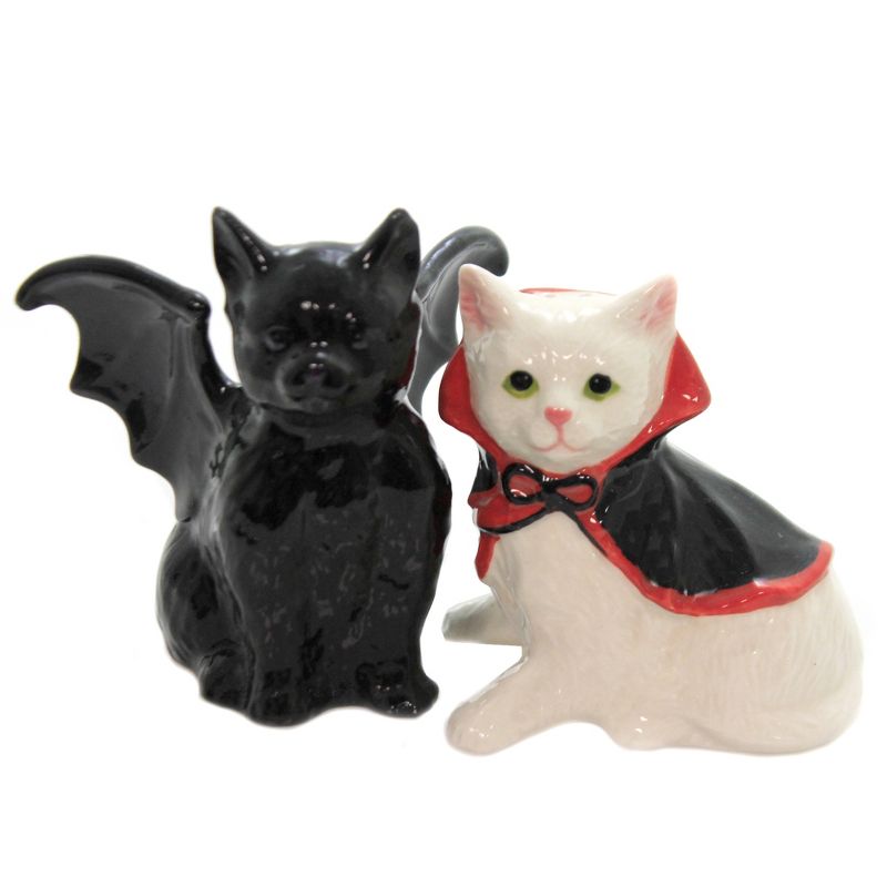 Tabletop 3.25" Vampire/Dracula Cat Salt/Pepper Halloween Cosmos Gifts Corp.  -  Salt And Pepper Shaker Sets
