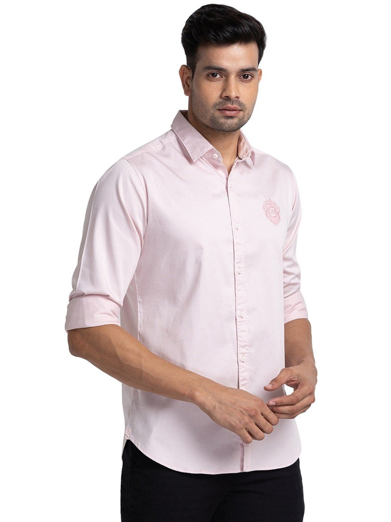 Raymond Pink Slim Fit Shirt