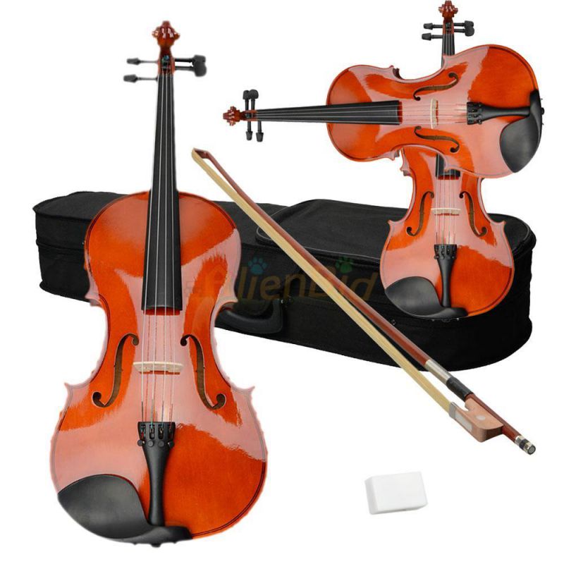 New School Band 16" Natural Practice Acoustic Viola + Case + Bow + Rosin