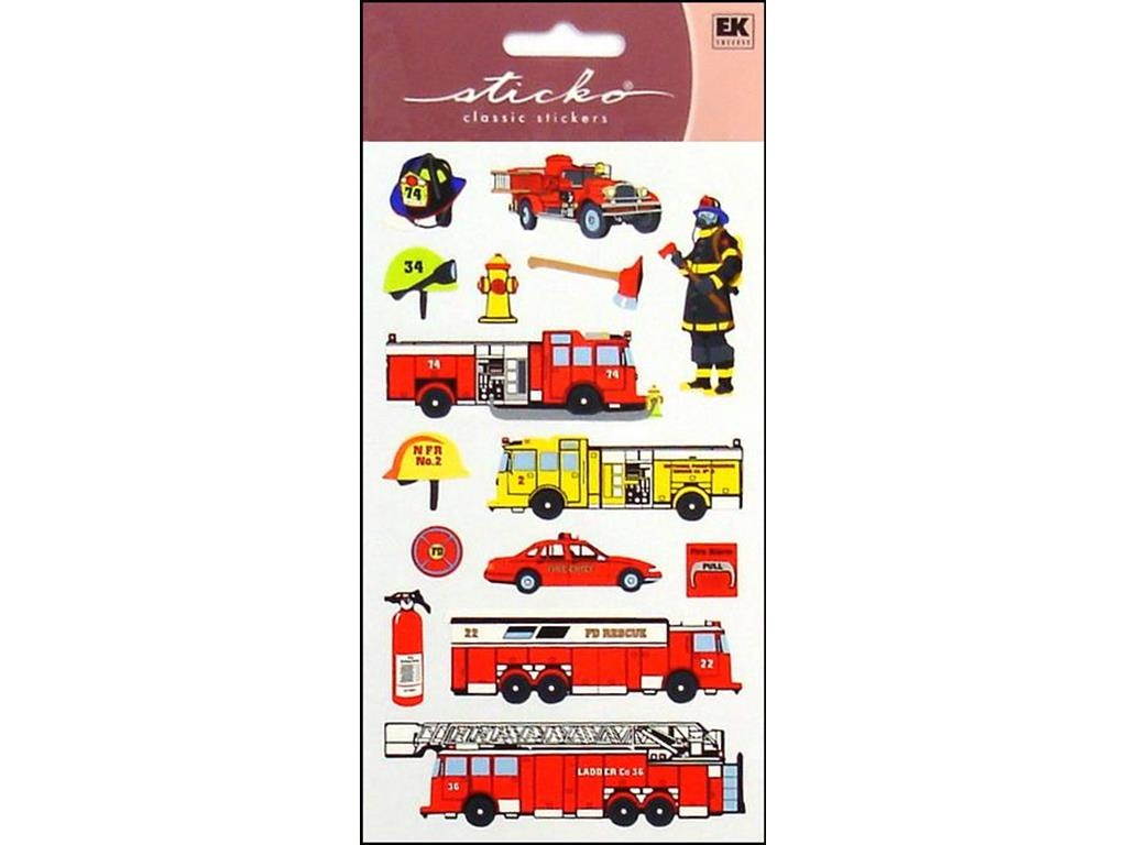 Sticko SPSG160 Classic Stickers - Fire Department