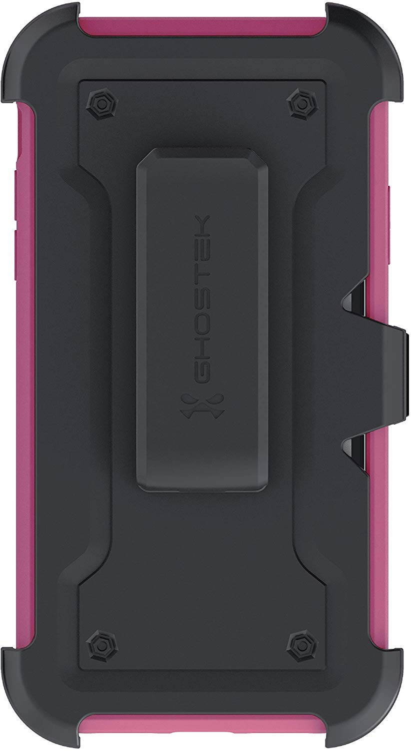 Ghostek Iron Armor Belt Clip iPhone 11 Holster Case with Kickstand and Card Holder Slot Slim Shockproof Design Heavy Duty Protection Wireless Charging Compatible 2019 iPhone 11 (6.1 Inch) - (Blue)