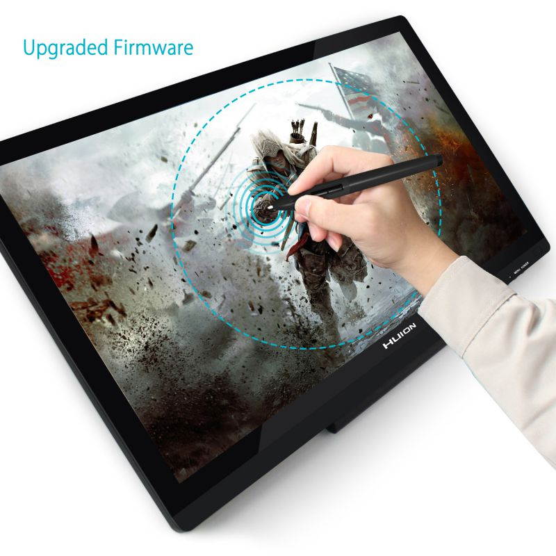 Huion KAMVAS GT-220 V2 with 8192 Pen Pressure Graphics Drawing Monitor Tablet Monitor 21.5 Inch HD 1920x1080 Pen Display-Black