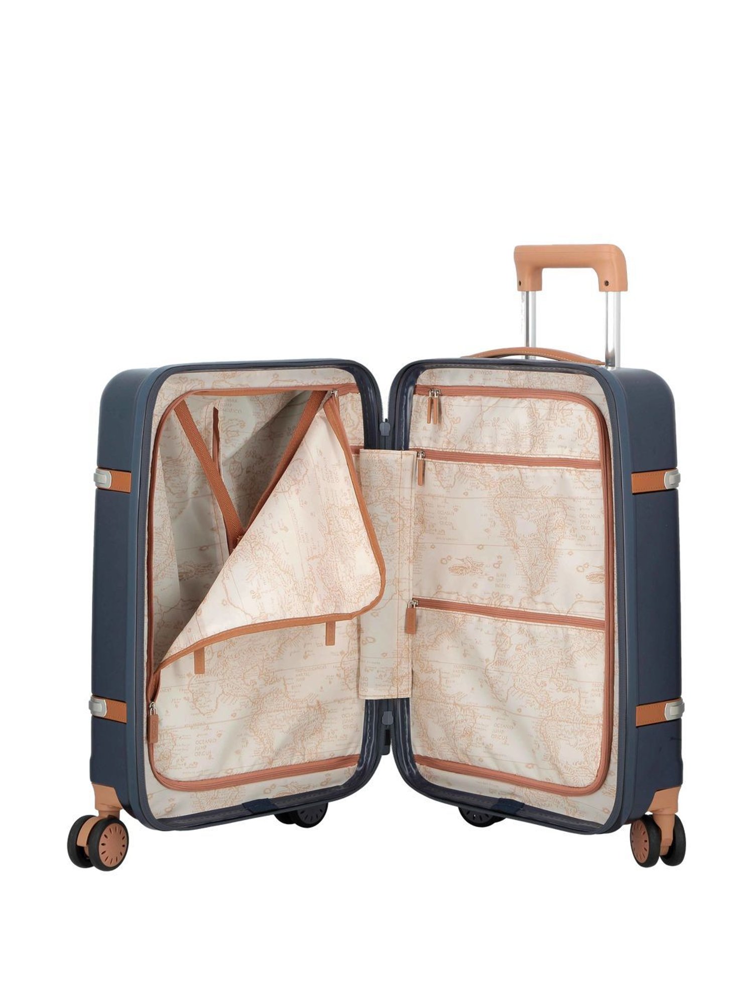 Jump Cassis Riviera Navy 8 Wheels Medium Hard Cabin Trolley Bag