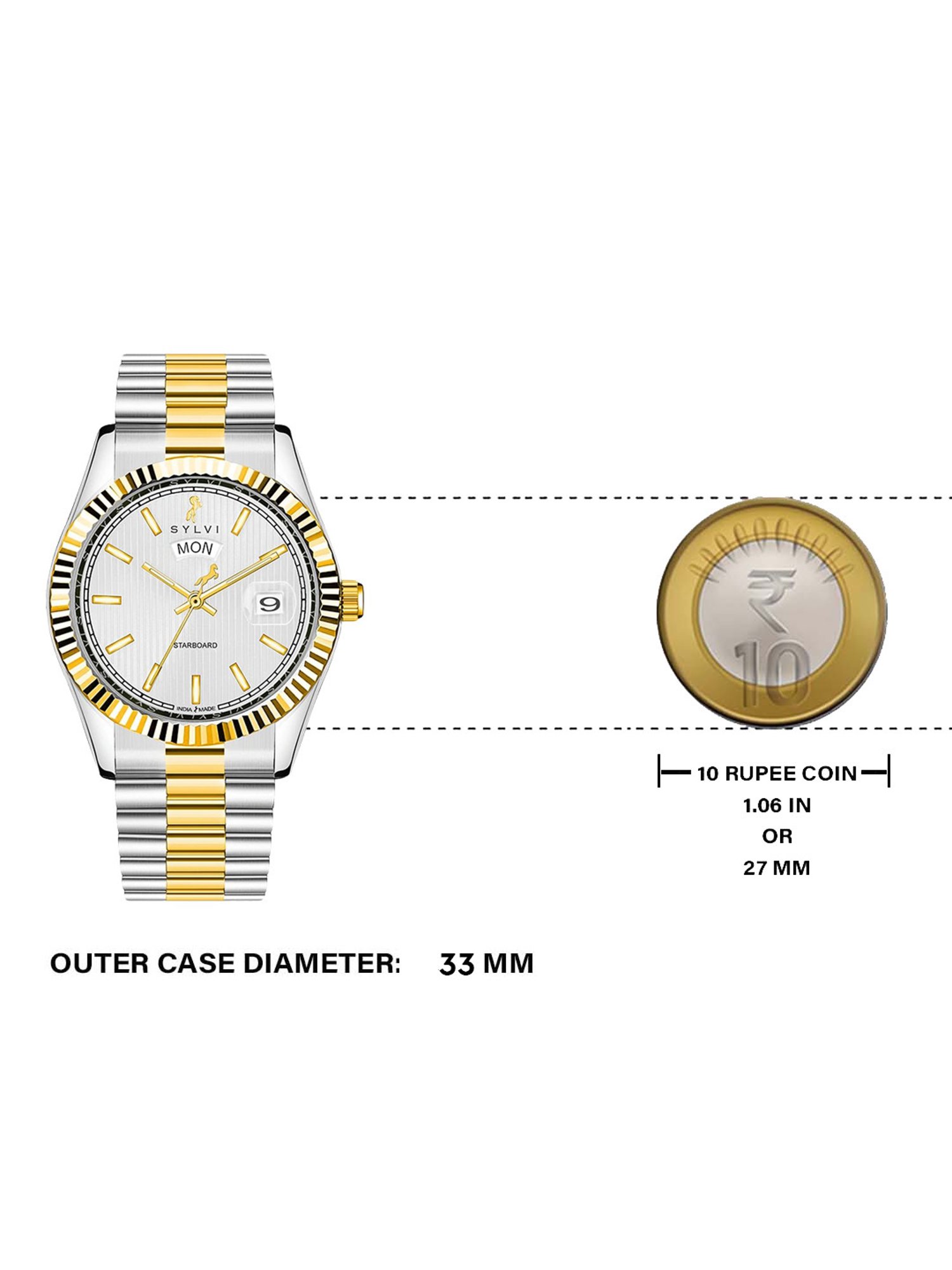 Sylvi Nitroneon 4 Starboard Analog Watch for Men