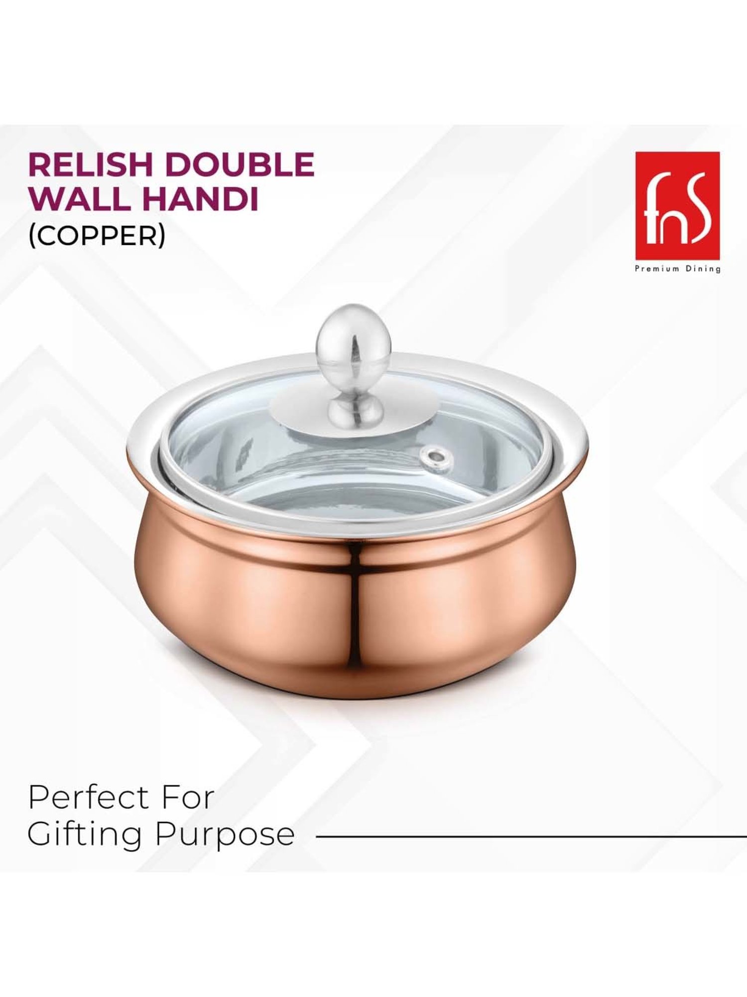 Wonderchef Ebony Hard Anodized Non-stick Biryani Handi with Lid