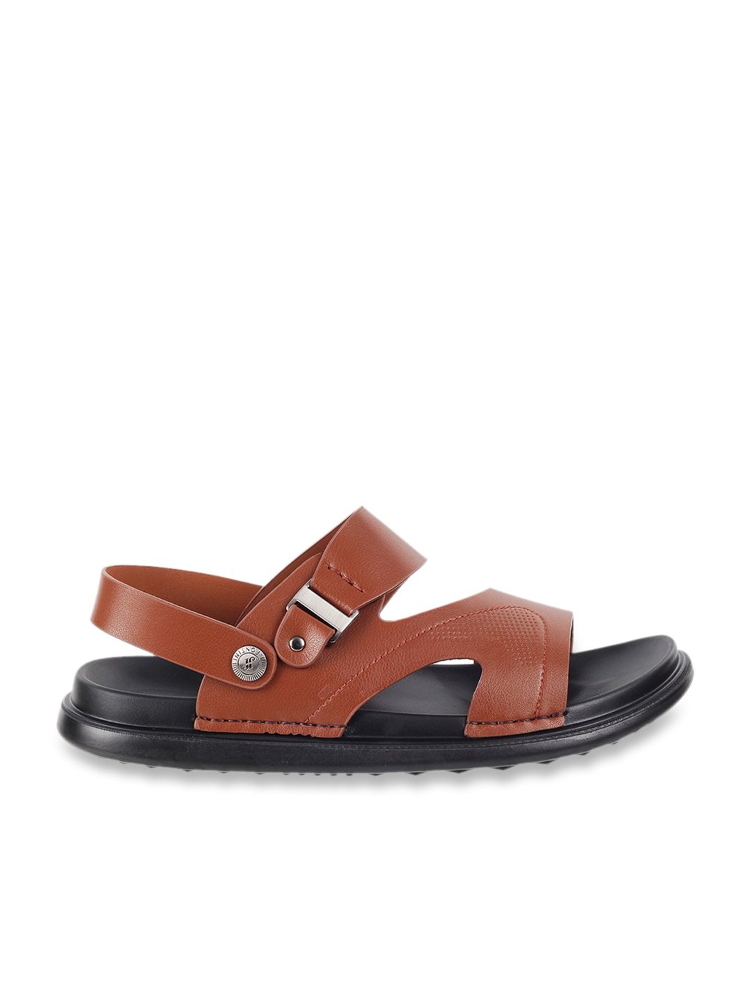 J. Fontini by Mochi Men's Tan Sling Back Sandals