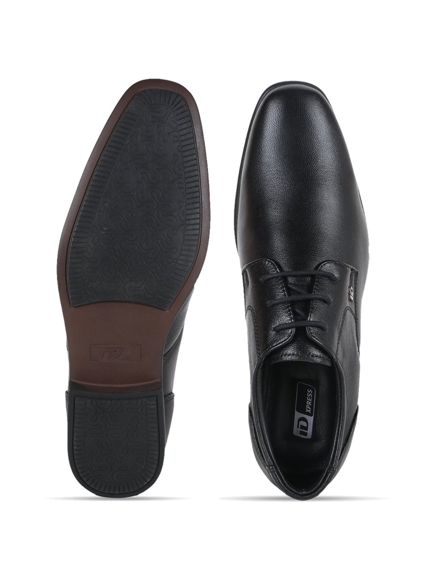 ID Men's Black Derby Shoes
