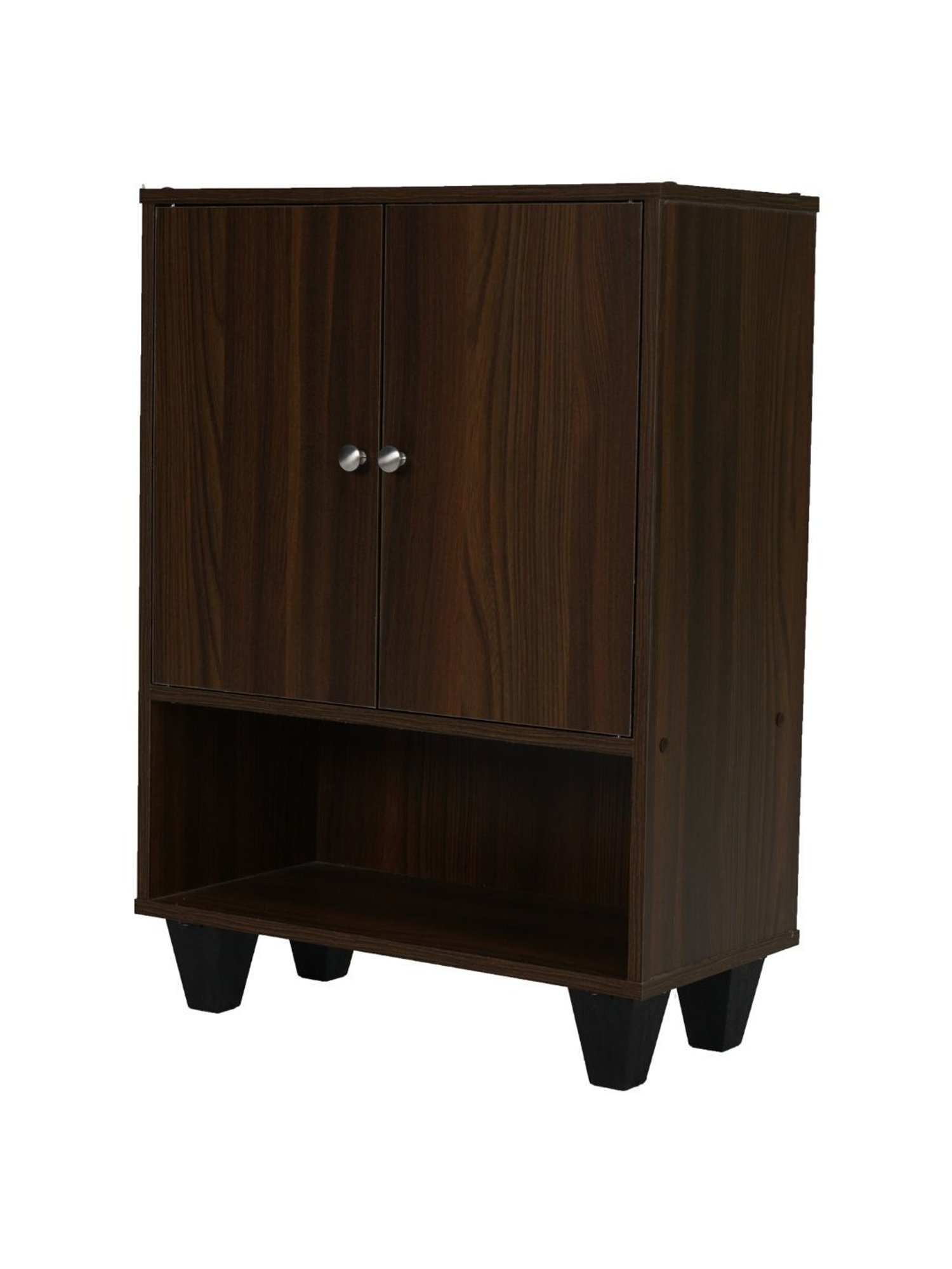 @home Astero Walnut Brown Engineered Wood Shoe Cabinet