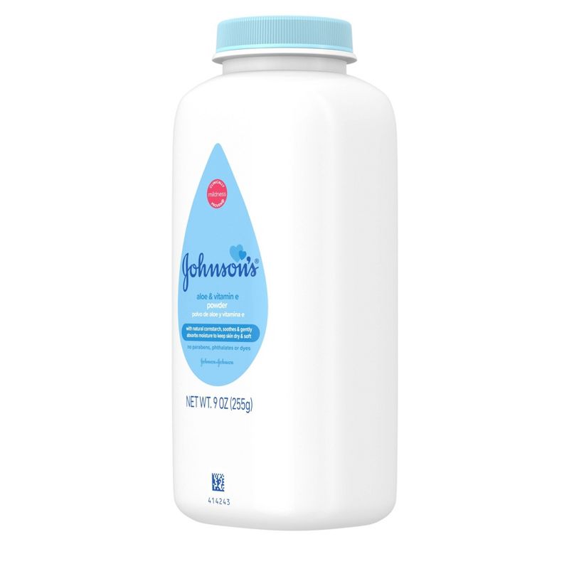 Johnson's White Baby Powder with Cornstarch - 9oz