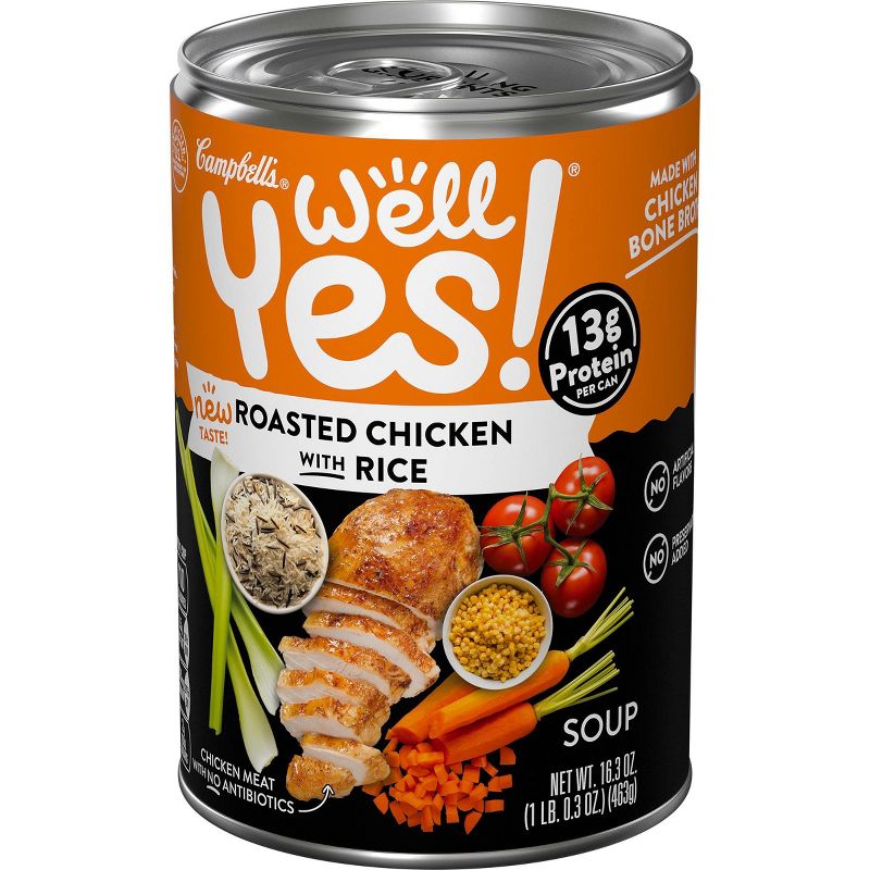 Campbell's Well Yes! Chicken with Wild Rice Soup 16.3oz