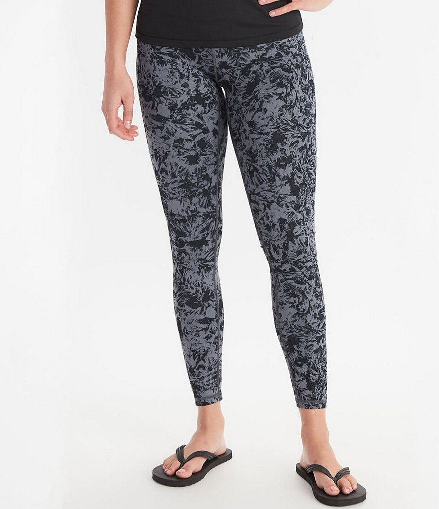 Aventura Shavonne Printed Jacquard Stretch Pull-On Leggings