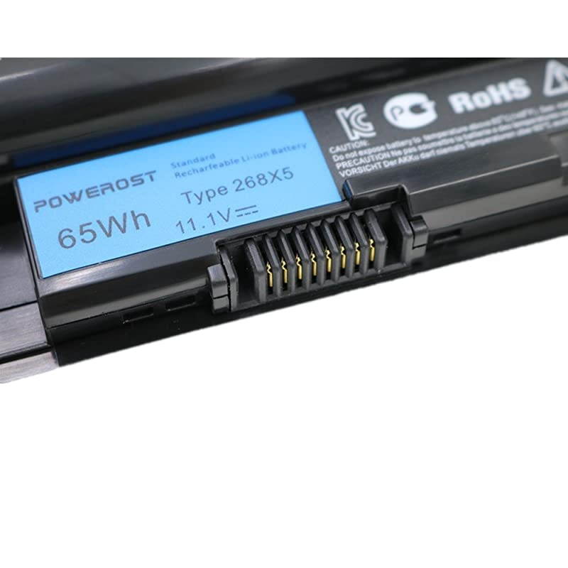 High Performance 65Wh 268X5 Laptop Battery for Dell N411Z Vostro V131 Inspiron 14ZN411Z 13Z 14Z Latitude 3330 Series Fits 3121258 H7XW1 JD41Y