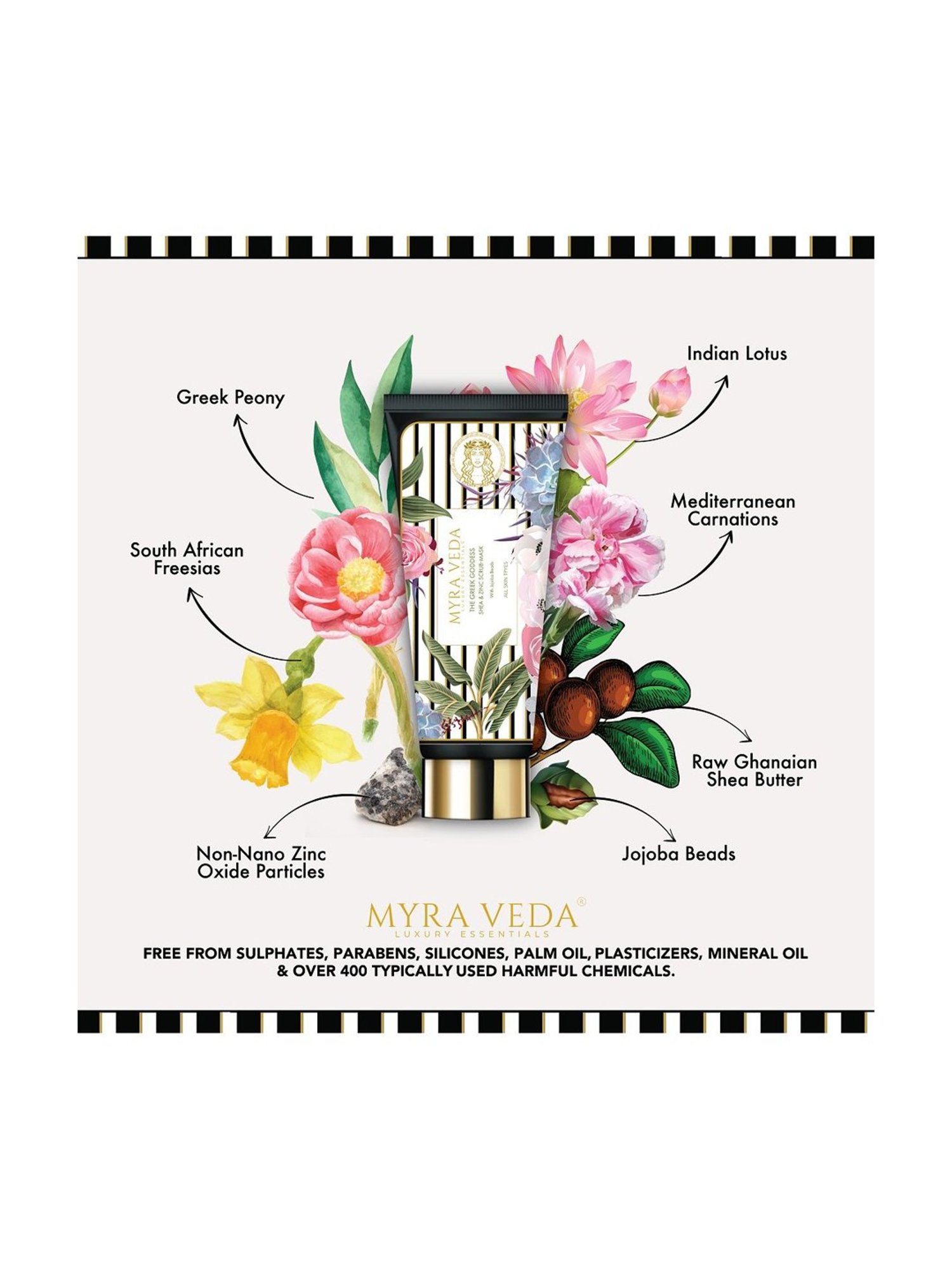 MYRA VEDA LUXURY ESSENTIALS Nourishing Skin Promise Combo - 150 gm