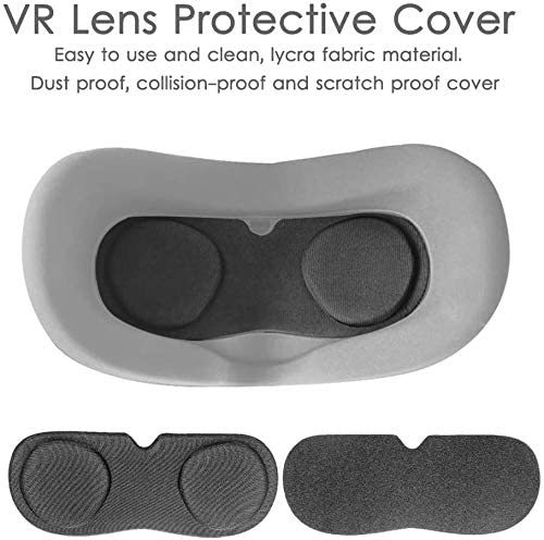 2 Pairs Oculus Quest 2 Elite Washable Silicone Handle Protective Cover