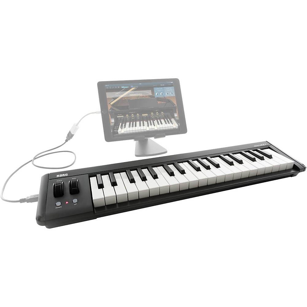 Korg microKEY2 37 Key USB Powerable MIDI Controller Keyboard with Pedal Input