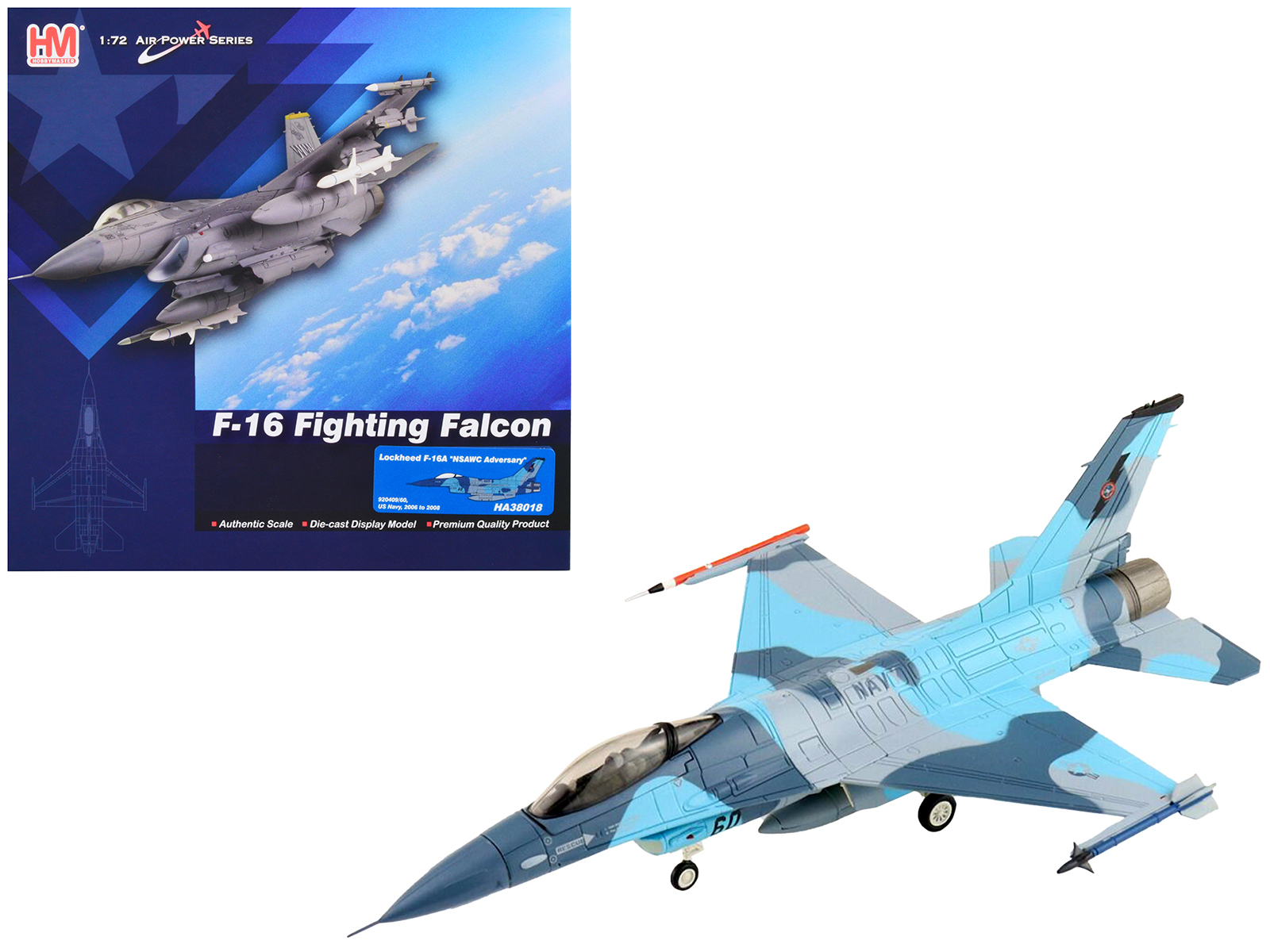 Lockheed Martin F-16C Fighting Falcon Fighter Aircraft "Viper Demo Team" (2021) United States Air Force 1/144 Diecast Model by JC Wings