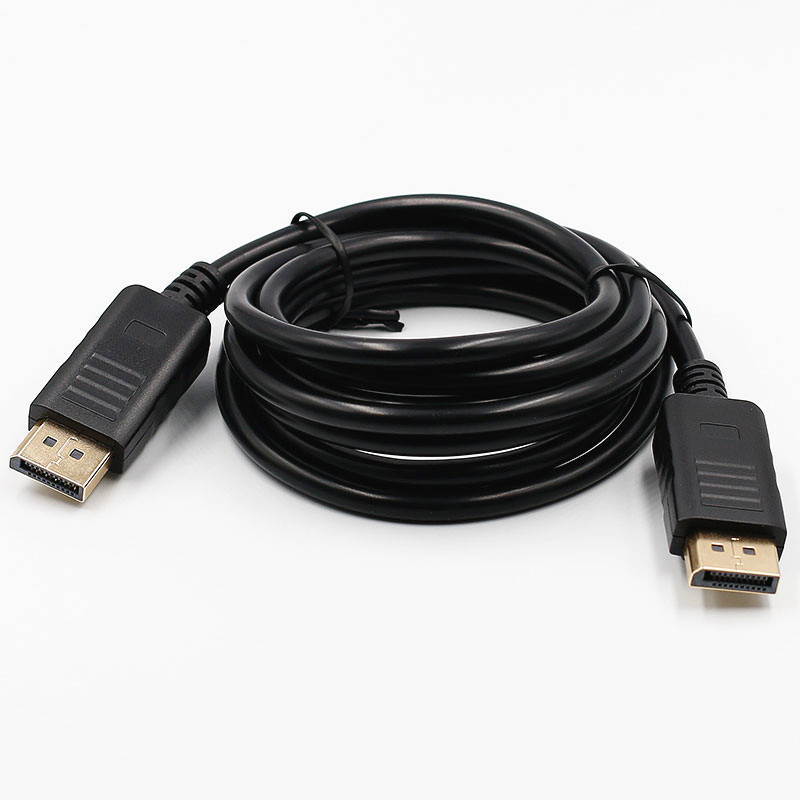 6FT 1.8M High Speed DP to DP Cable Gold Plated DisplayPort to DisplayPort Cable 1080P Black