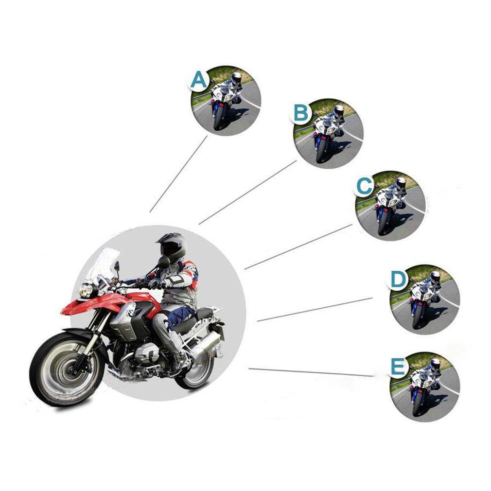 VNETPHONE V6-1200 Bluetooth Motorcycle Communicator 2-in-1 Helmet Intercom Headset with Mic Interphone for 6 Riders