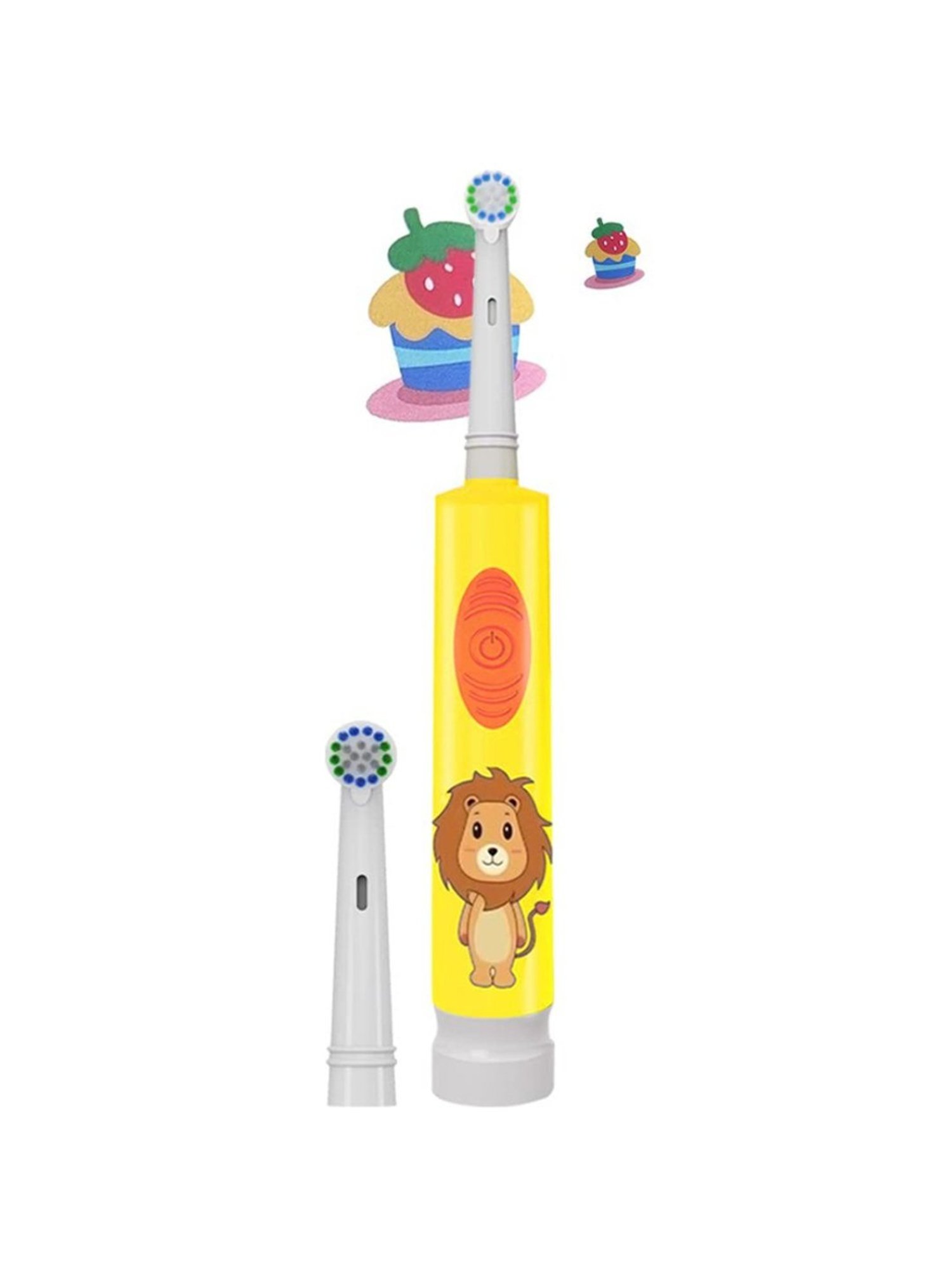Lifelong LLDC99 Electric Toothbrush with Free Clove Dental Health Plan for Kids (Yellow)