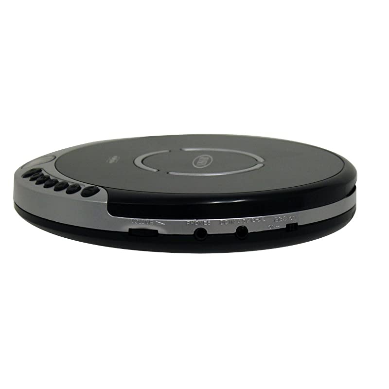 CD Portable Personal CD Player with 60 Seconds AntiSkip Protection FM Radio Bass Boost + Stereo Earbuds Black