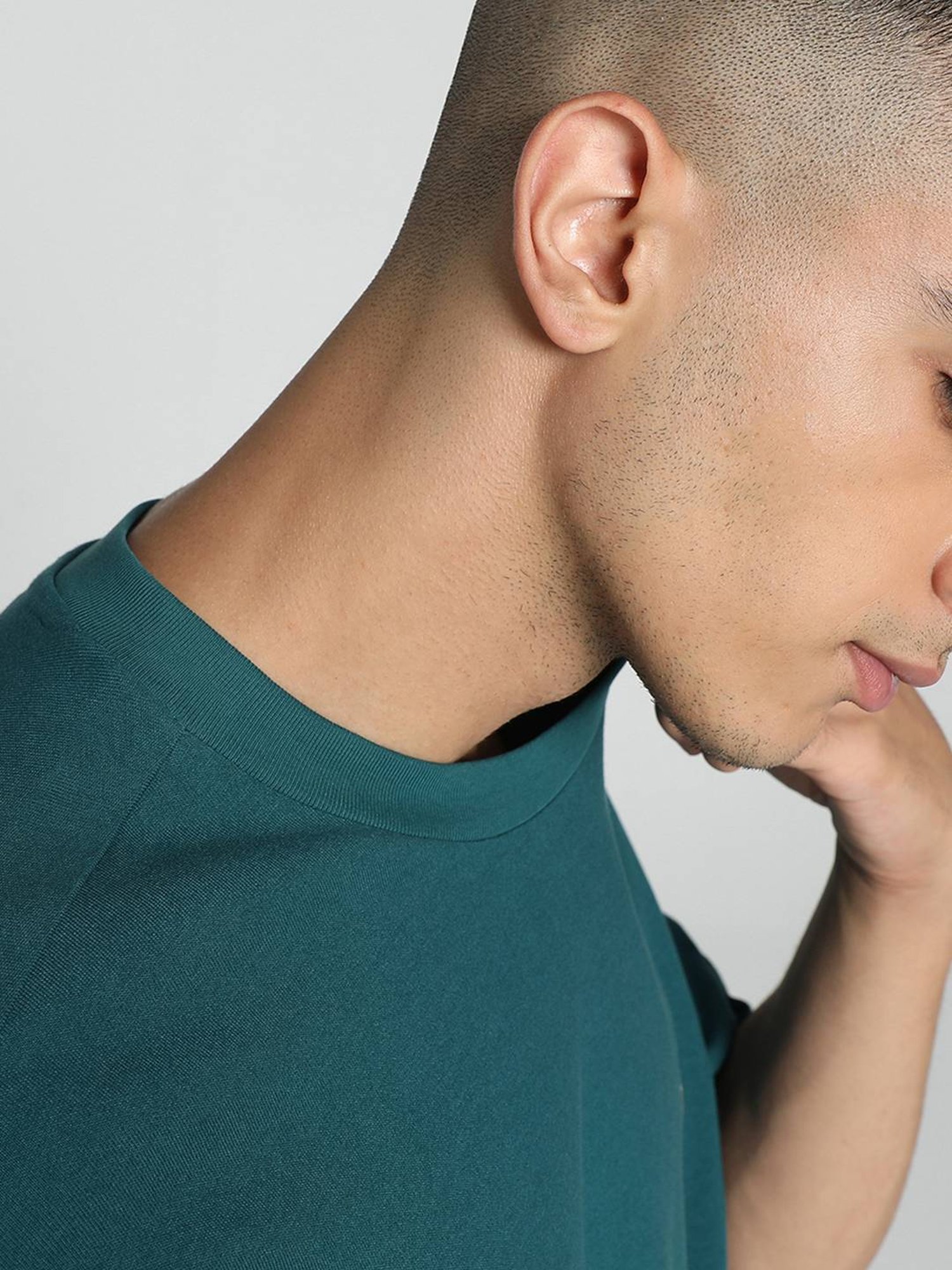 Puma Green Cotton Relaxed Fit Unisex T-Shirt