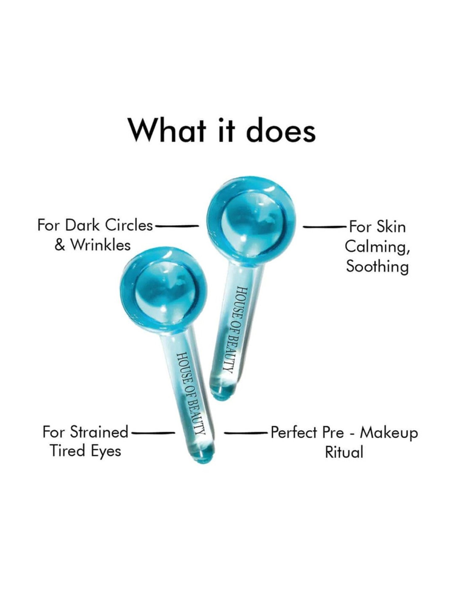 House of Beauty Blue Ice Globes - 1 Pair - 280 gm