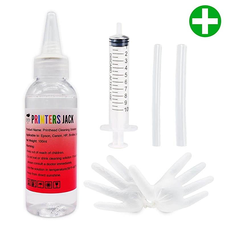 Printers Printhead Cleaning Kit for Epson WF-3640 WF-7620 WF-3620 WF-2750 WF-7610 WF-2650 WF-7710 ET-2650 ET-2550 C88 R2000 R2880 XP-420 XP-320 XP-410 XP-420 Liquid Printers