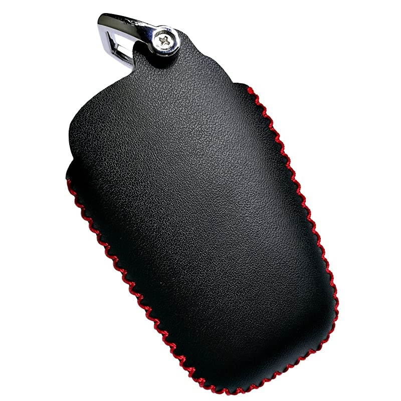 Leather Rubber 4 Buttons Smart Key Fob Ring Remote Cover Case Keyless Entry Full Protector Jacket Holder for 2018 Toyota Camry C-HR Prius HYQ14FBC