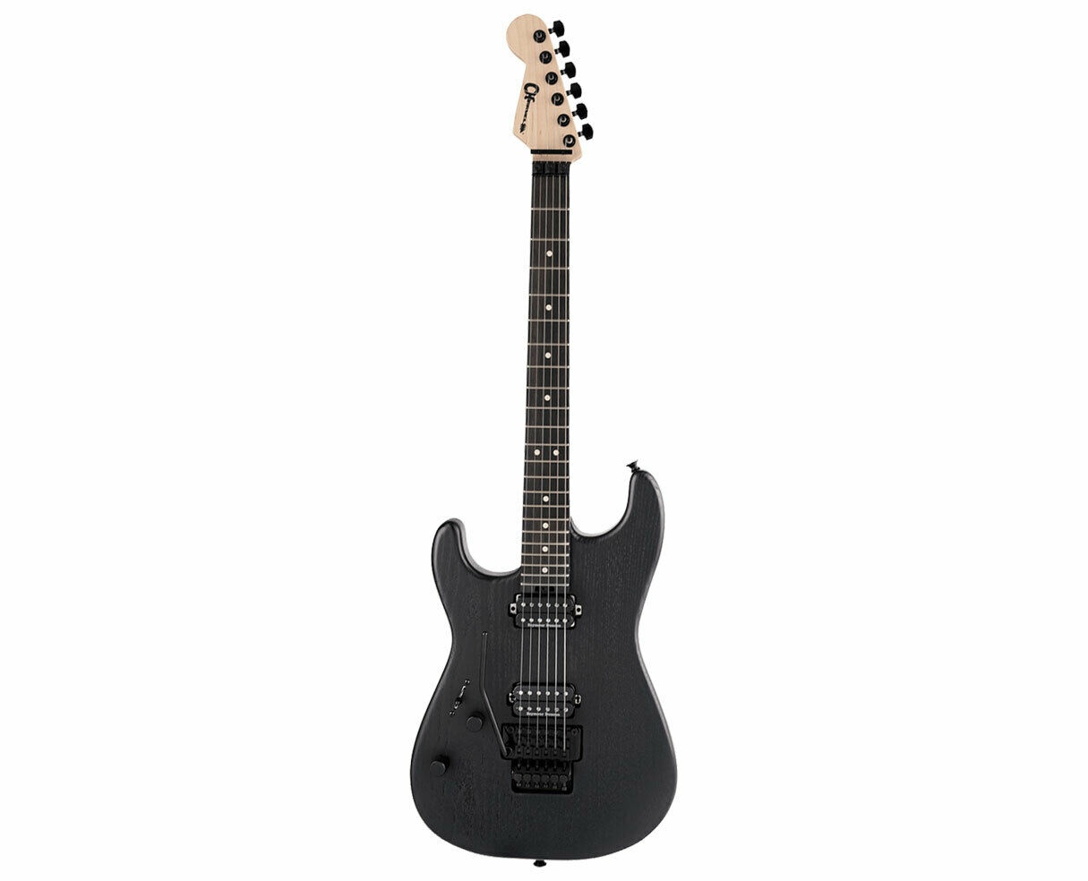 Charvel Pro-Mod San Dimas Style 1 HH FR E LH Sassafras Ebony FB Satin Black