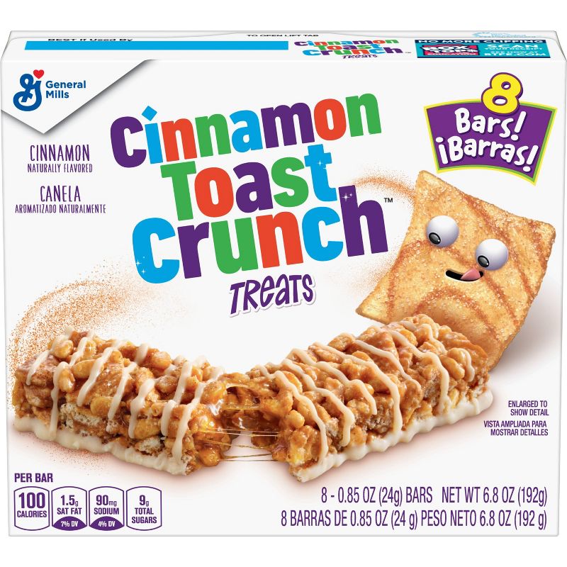 Cinnamon Toast Crunch Breakfast Cereal Bars - 8ct