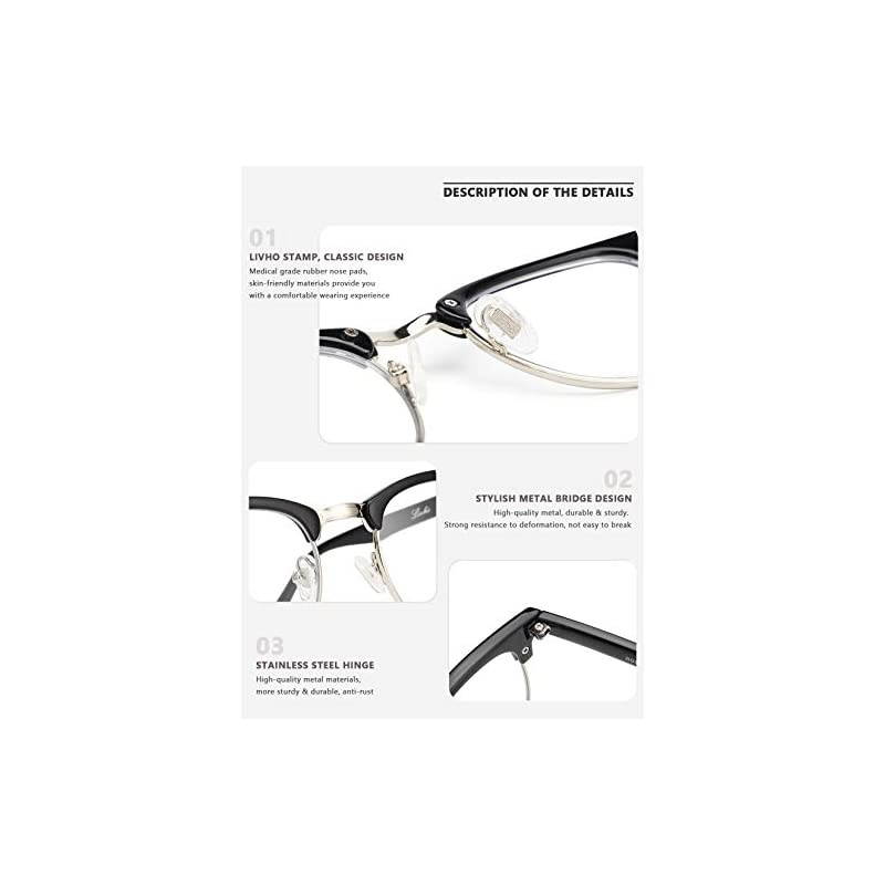 Blue Light Blocking Glasses Phone TV Computer Gaming Glasses Anti EyestrainFilter Ray Lens Sleep Better for Women MenLight Black