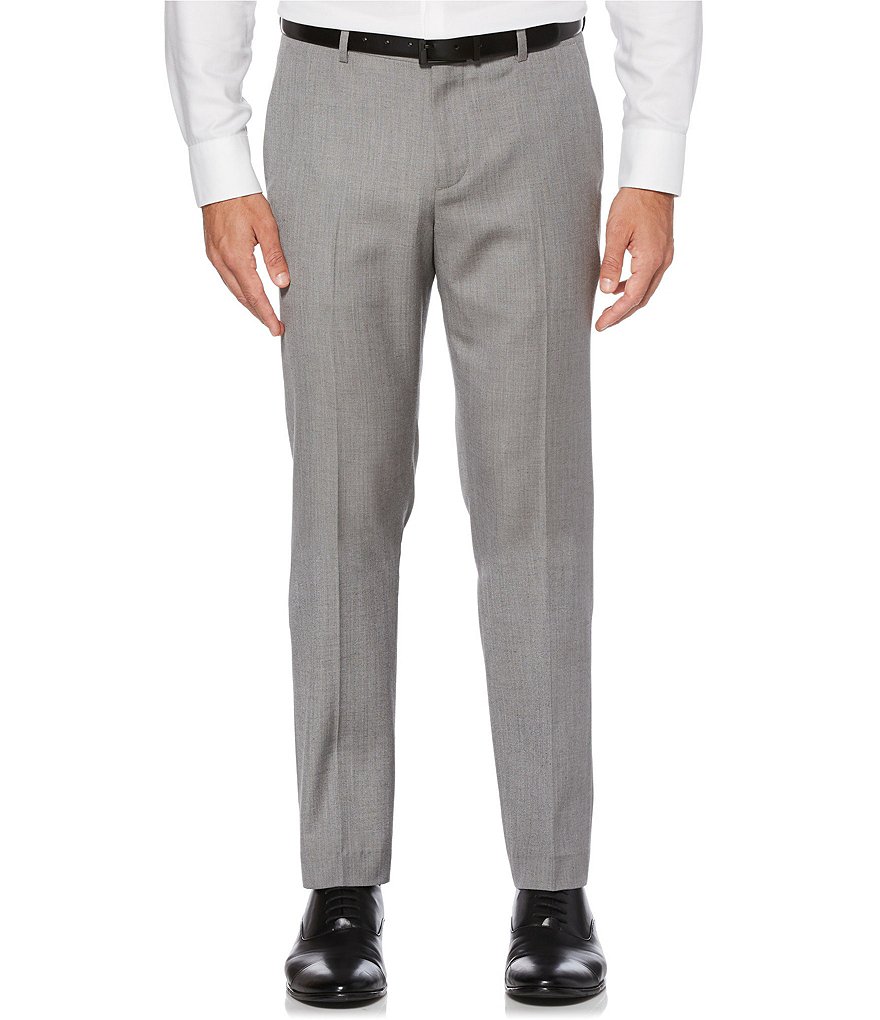 Roundtree & Yorke Big & Tall TravelSmart Pleated Front Relaxed Solid Dress Pants