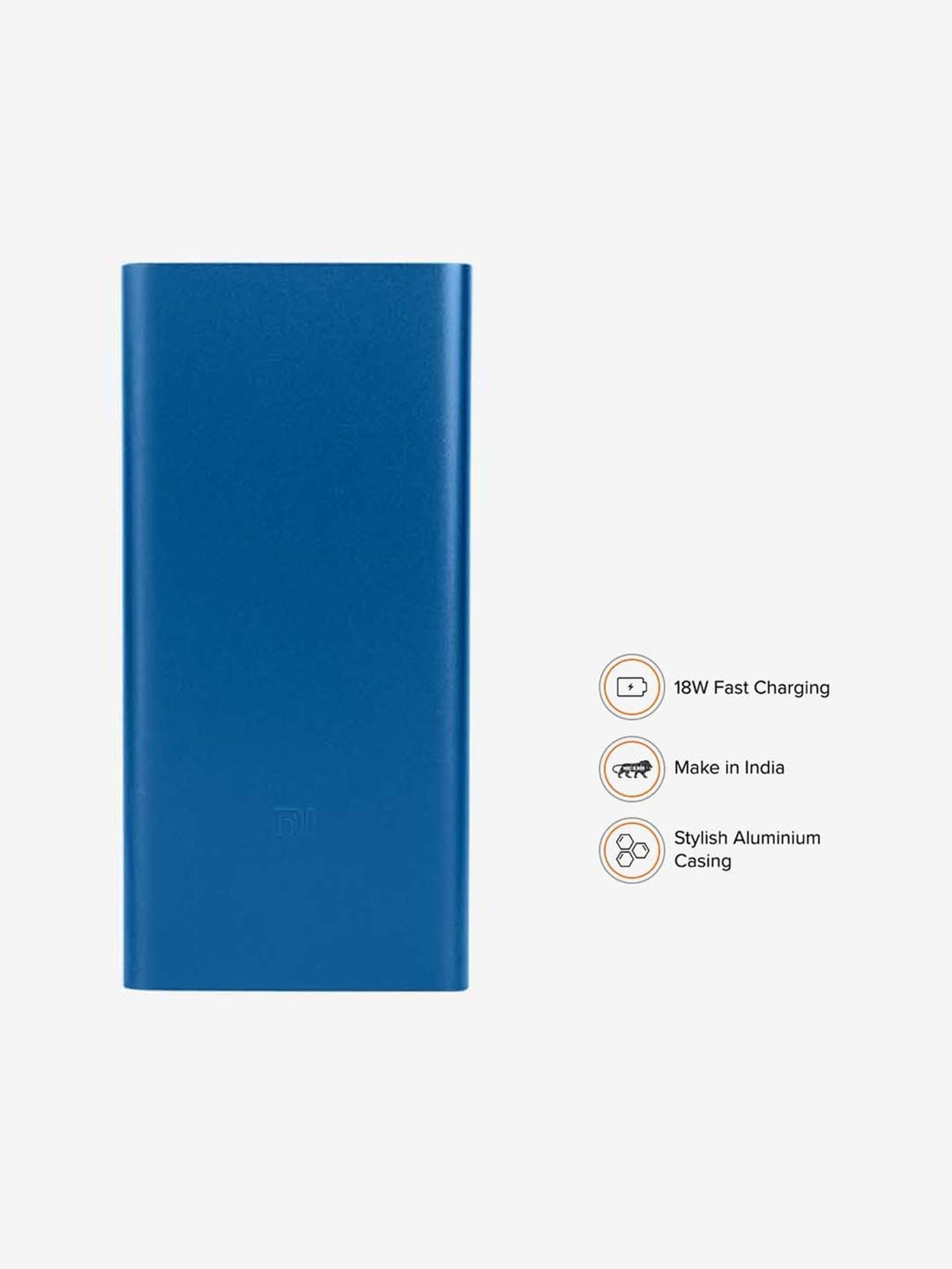 Xiaomi Mi 10000mAH Power Bank with 18W Fast Charging (Blue)