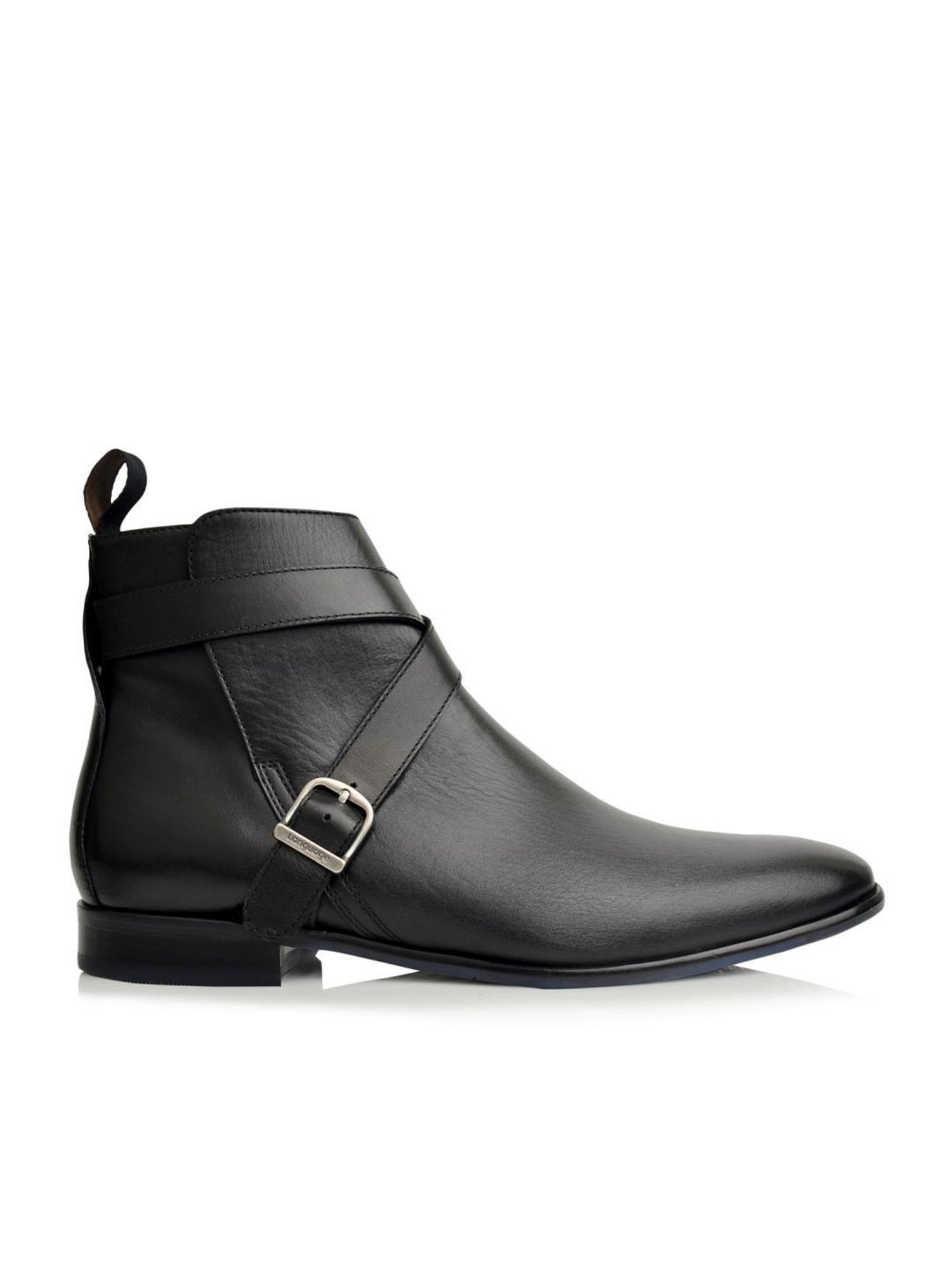 Language Shoes Men's Toby Black Formal Boots