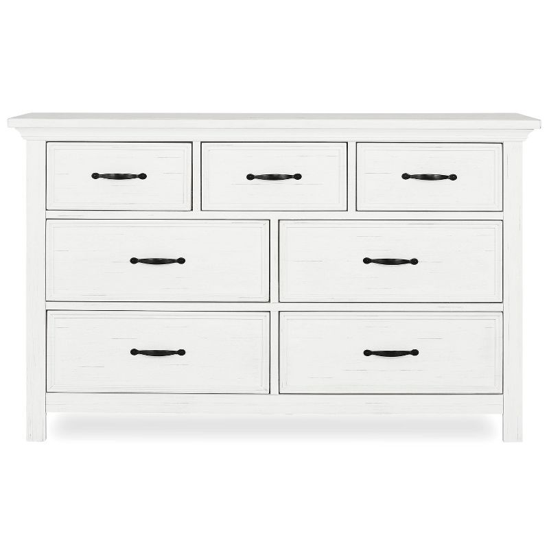 Evolur Belmar Double Dresser - Weathered White