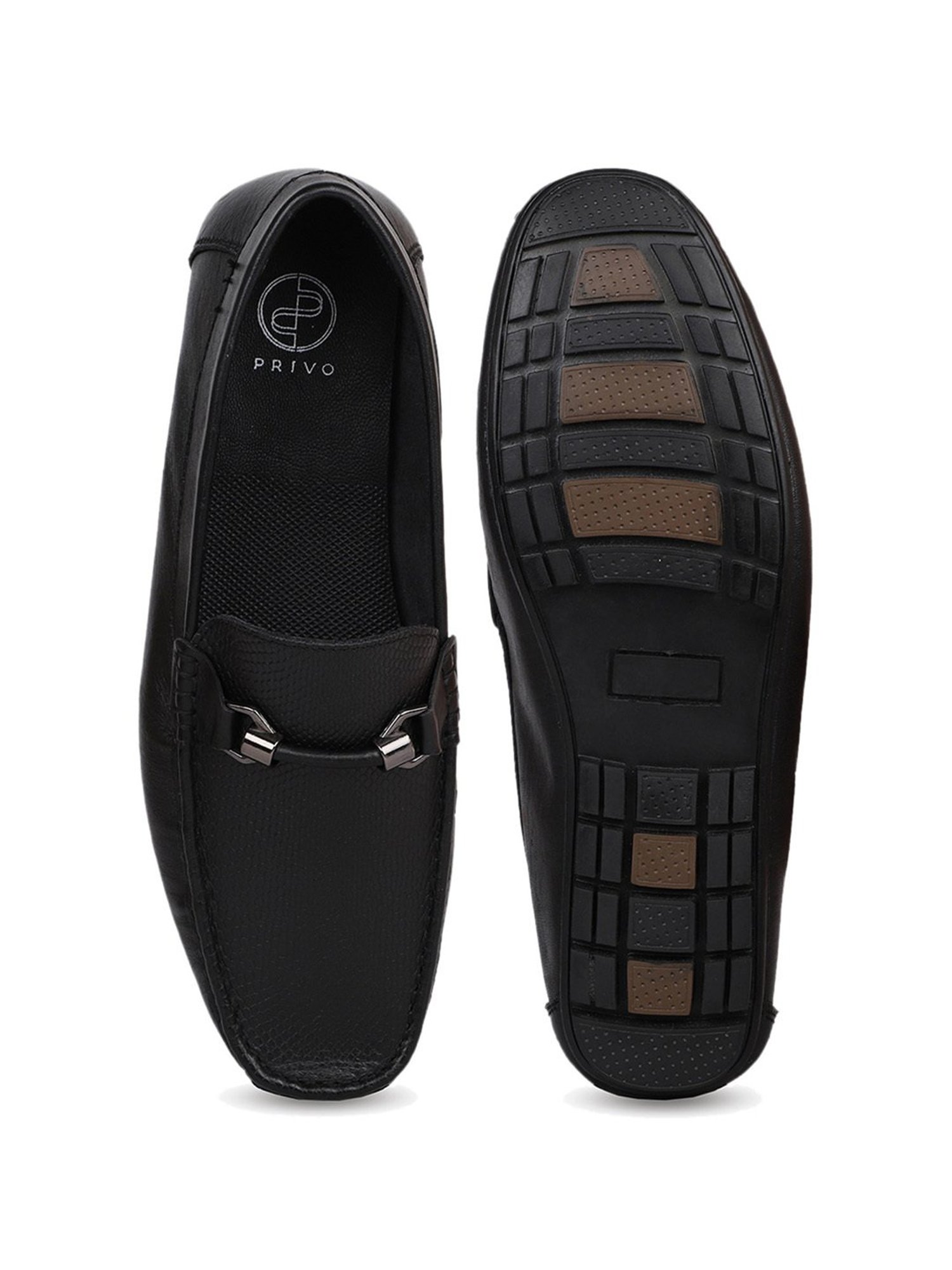 Privo by Inc.5 Men's Black Casual Loafers