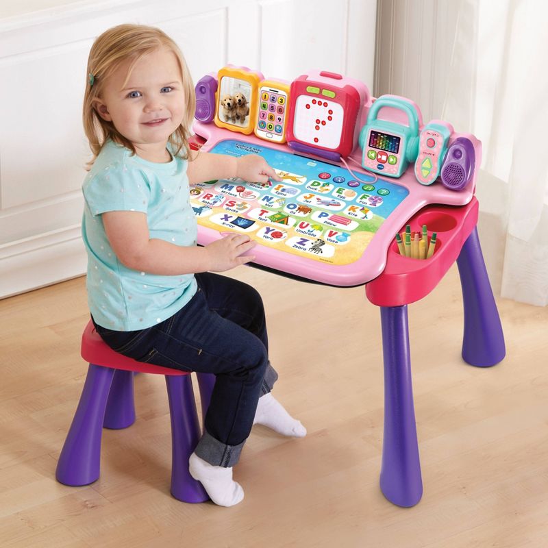 VTech Explore And Write Activity Desk - Pink