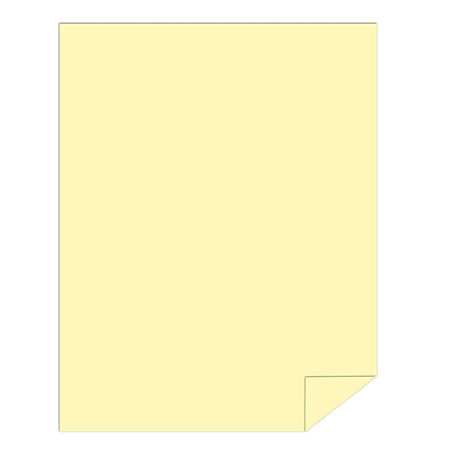 Springhill Colored Paper, Cardstock Paper, Canary Paper, 67lb, 147 gsm, Ledger, 11 x 17, 1 Ream / 250 Sheets - Vellum Card Stock, Thick Paper