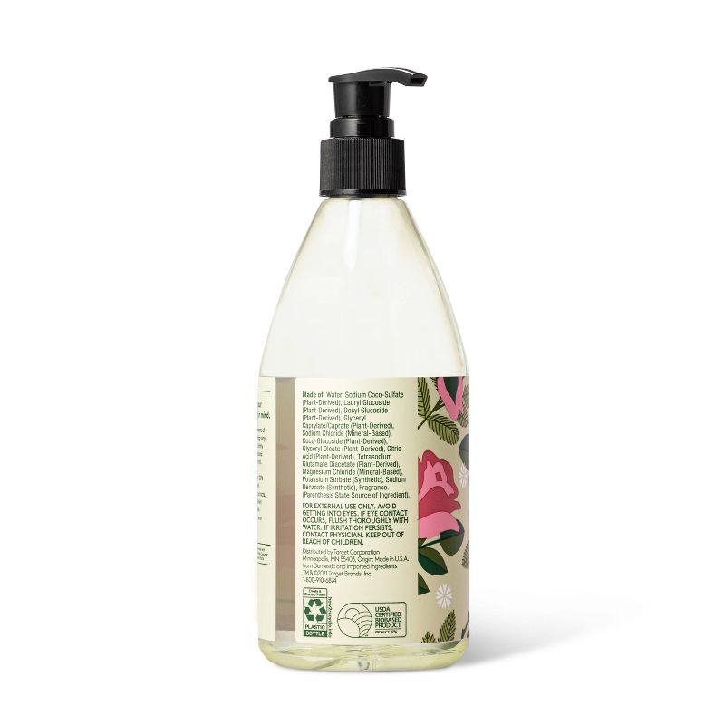 Raw Sugar Liquid Hand Soap Avocado + Cactus Pear - 16.9 fl oz