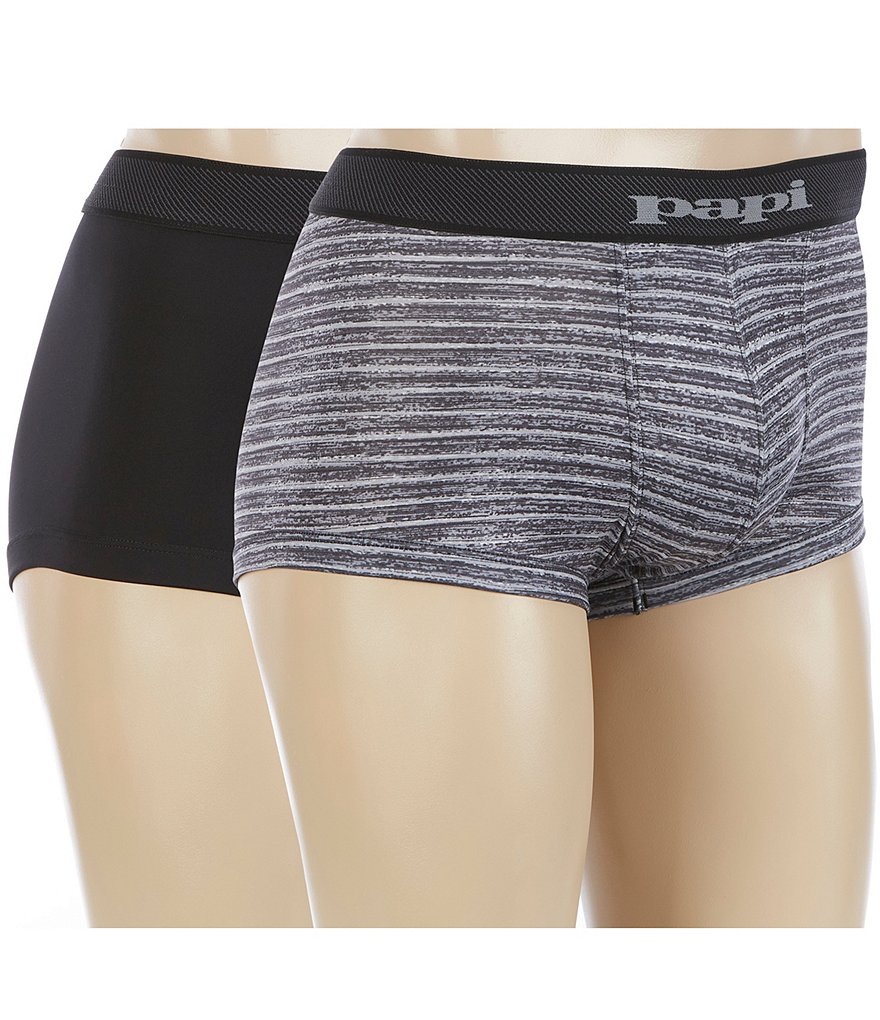 Papi Cool 2 Stripe Microflex Trunks 2-Pack