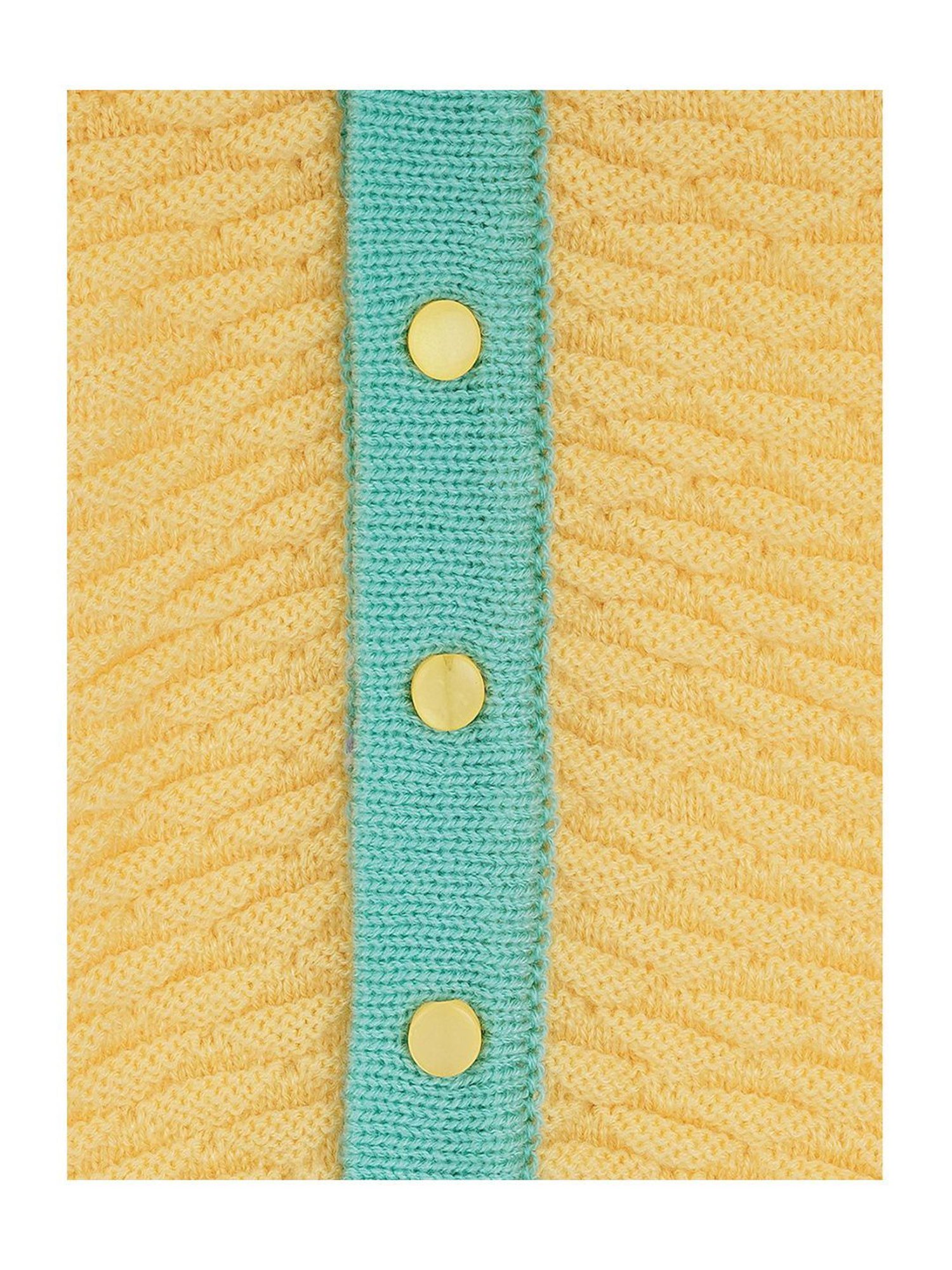 Pantaloons Baby Brown Cotton Printed Full Sleeves Sweater