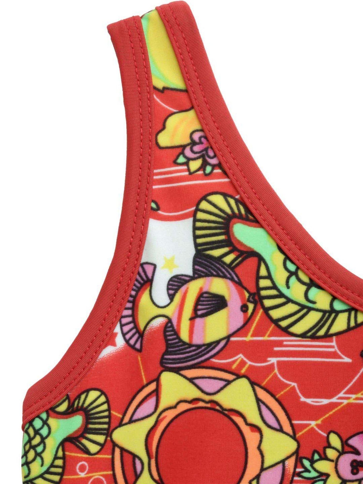 IO Kids Multicolor Printed Maillot