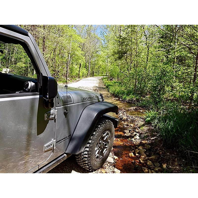 21 Inch Black Antenna is Compatible with Nissan Titan 20192020 Spiral Wind Noise Cancellation Spring Steel Construction Stainless Steel Threading