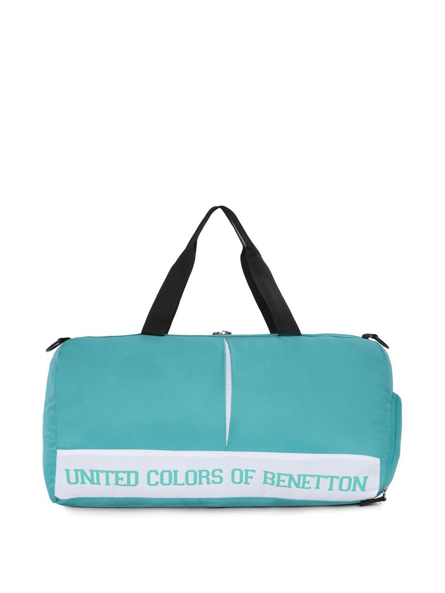 United Colors of Benetton Cadmium Green Polyester Solid Duffle Bag