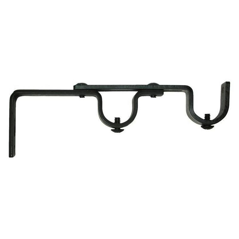 Loft by Umbra 36"-66" Soft Square Curtain Rod Set Oil Rubbed Bronze