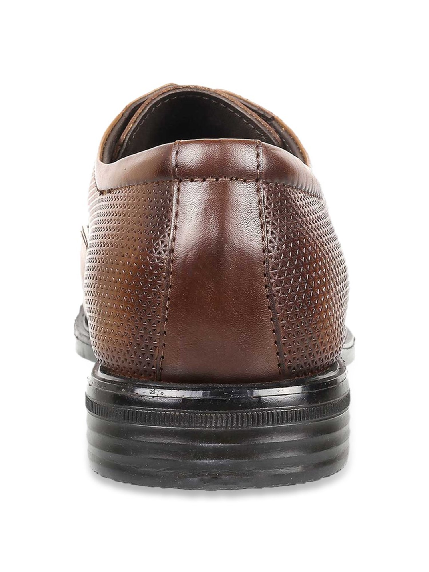 Mochi Men's Tan Derby Shoes