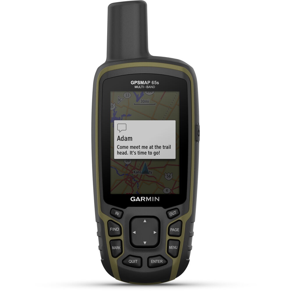Garmin GPSMAP 65s, Multi-Band/Multi-GNSS Handheld with Sensors