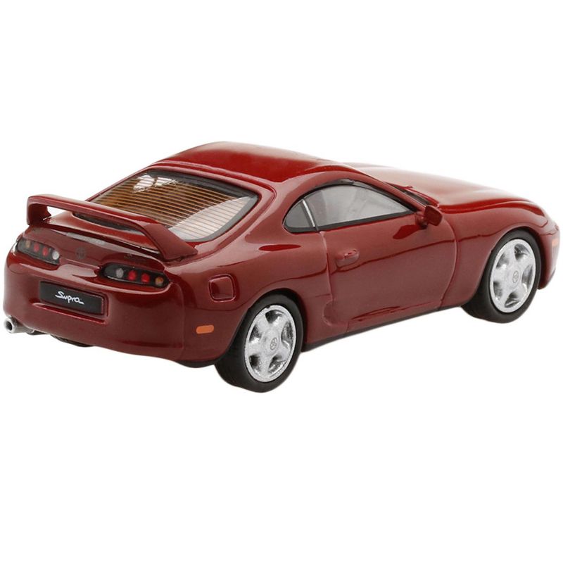 Toyota Supra (JZA80) LHD Renaissance Red Limited Edition to 3,600 pieces 1/64 Diecast Model Car by True Scale Miniatures