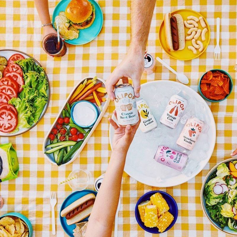 OLIPOP Strawberry Vanilla Sparkling Tonic - 12 fl oz